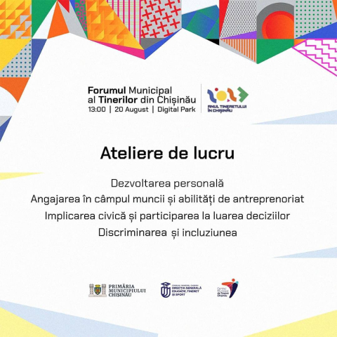 La Chișinău va avea loc Forumul Municipal al Tinerilor - 2023